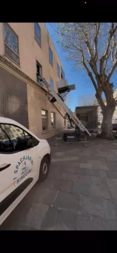 Déménagement de locaux de la mairie à Ajaccio., Ajaccio, I Spachjarini Aiaccini
